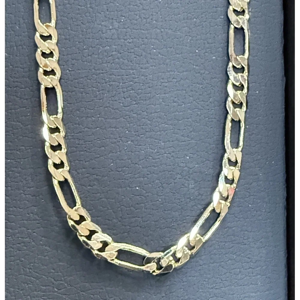 Bain x Miller Men's Brass Figaro Chain Necklace – 22